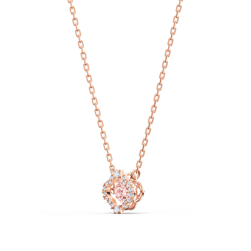 Swarovski Sparkling Rose gold Earrings 5516488-zoom-