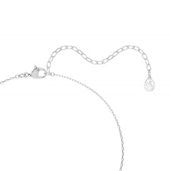 Swarovski Una Sparkling Dc Silver-Tone Necklace with Green Crystal 5757785