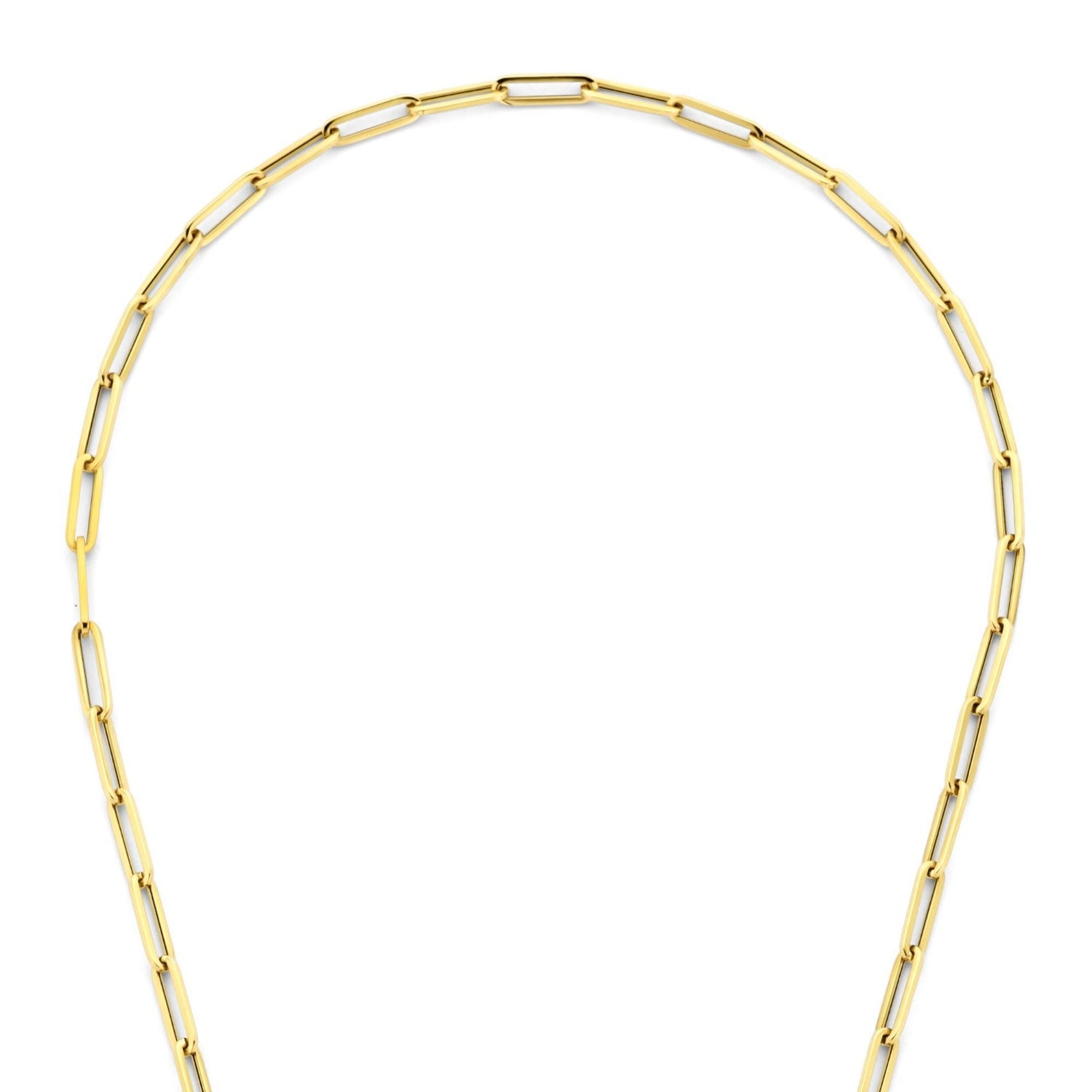 Isabel Bernard Cadeau d'Isabel 14 karat gold link necklace and link bracelet gift set IB90184