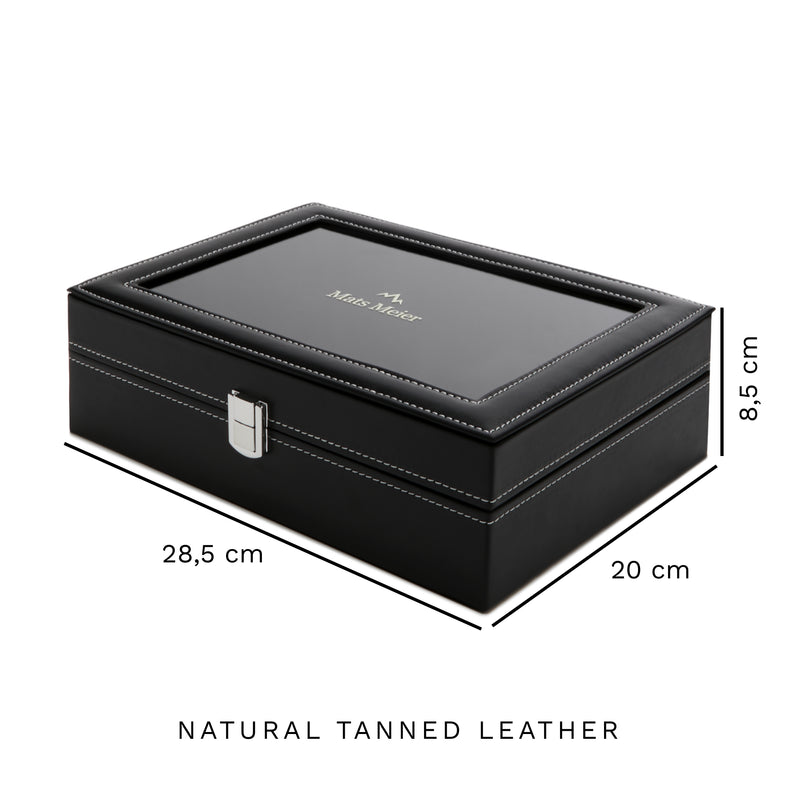 Mats Meier Mont Fort Black Watchbox voor 10 Watchs-zoom-