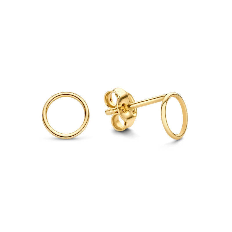 Isabel Bernard Cadeau d'Isabel 14 karat gold necklace and earrings gift set with rings IB90180-zoom-