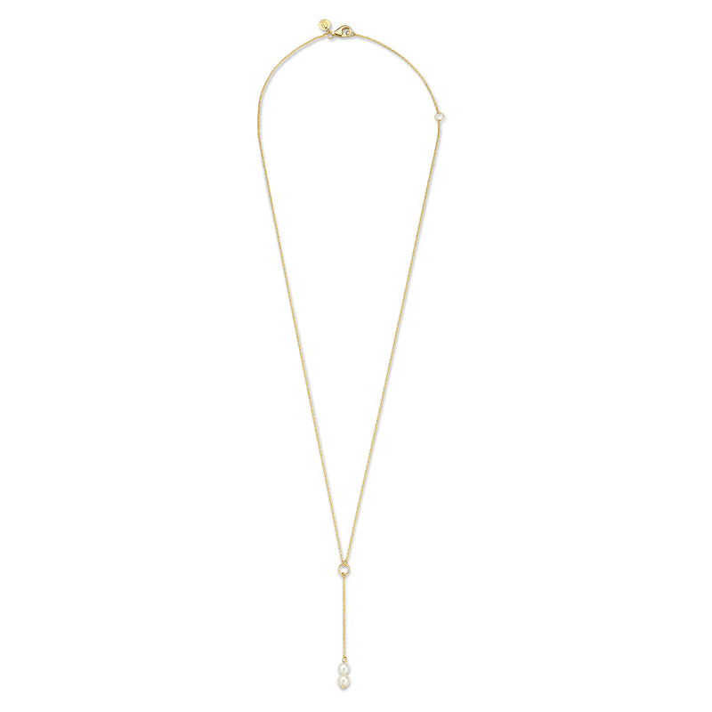 Isabel Bernard Belleville Luna 14 Carat Golden Necklace IB340024 (Length: 40.00-45.00 cm)-zoom-