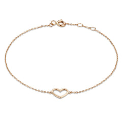 Isabel Bernard Cadeau d'Isabel 14 Carat Rosegold Necklace and Bracelet giftset IB90060