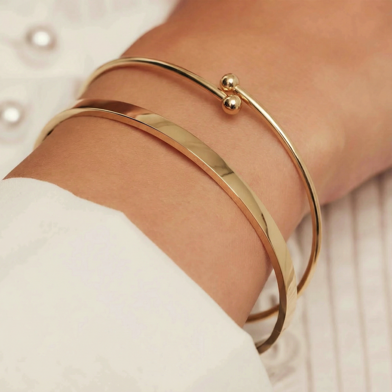 Isabel Bernard Monceau Mirell 14-carat gold bangle IB320135-zoom-