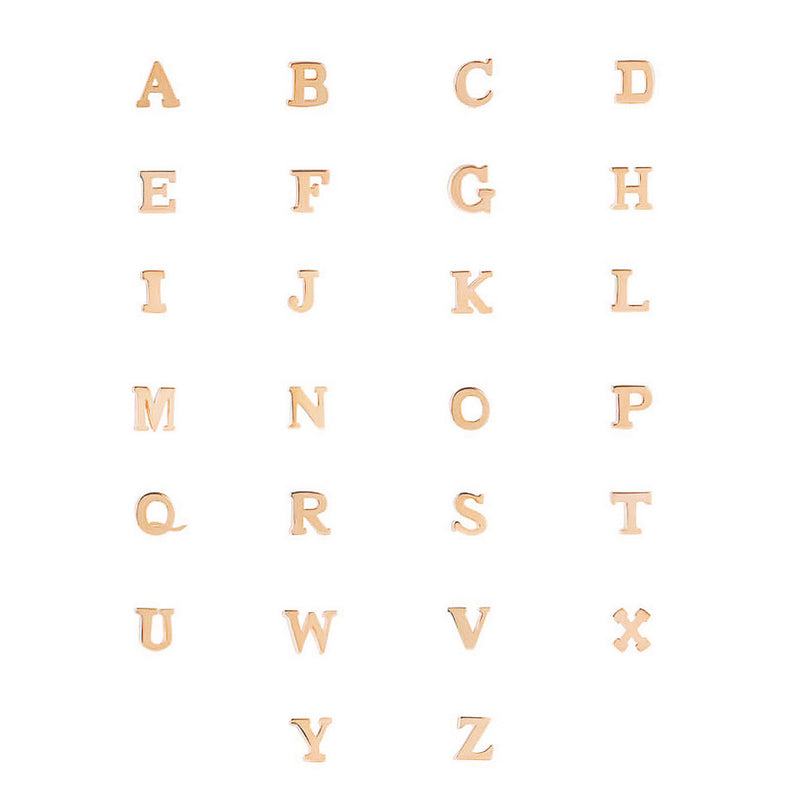 Isabel Bernard La Concorde Chloé 14 Carat Rosegold Initial Necklace IB340062-A-zoom-
