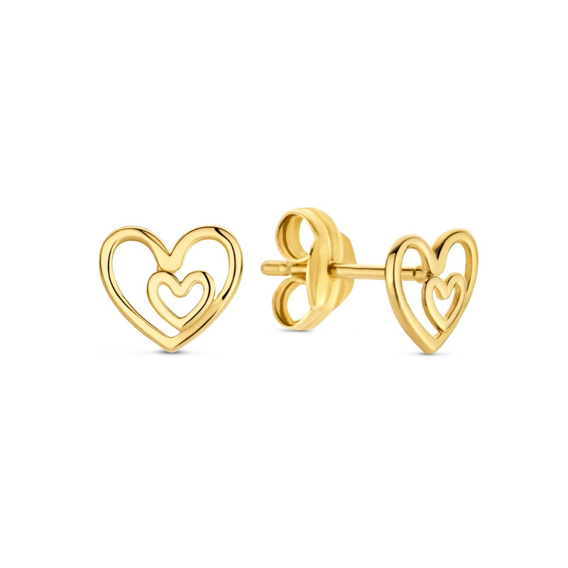 Jackie Gold 14 karat gold Ear Stud JKE23.358-zoom-