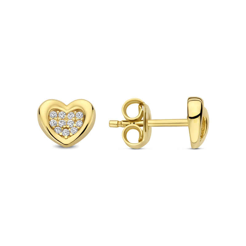Beloro Jewels Monte Napoleone Gionna 9 carat gold Ear Studs BO360062-zoom-