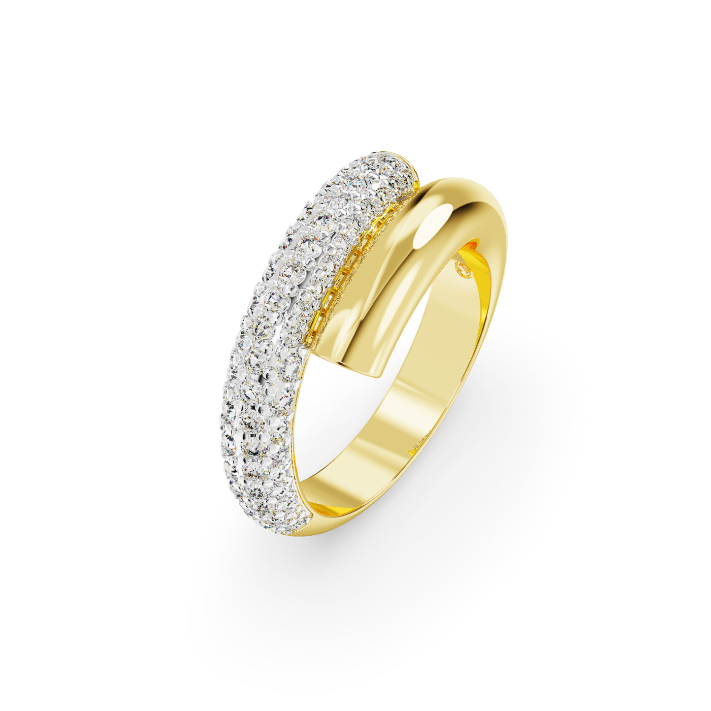 Swarovski Dextera Gold 5668812 Metal Ring 5668814