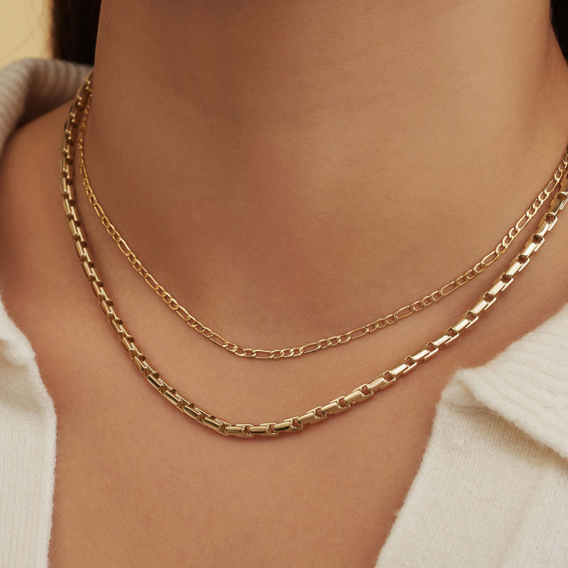 Isabel Bernard Aidee Gigi 14 Carat Golden Necklace IB340108-zoom-