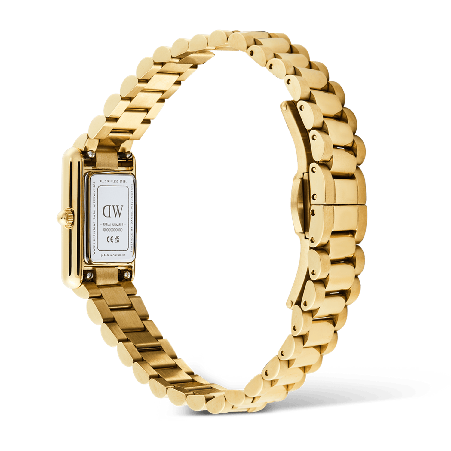 Daniel Wellington Bound Mini 3-Link Gold-coloured Women's Watch DW00100931