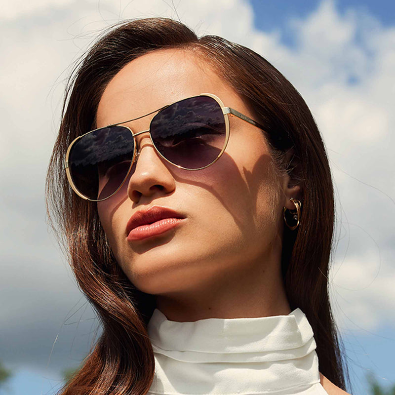 Isabel Bernard La Villette Ruby Gold-coloured Aviator Sunglasses IB400004-15-01-zoom-