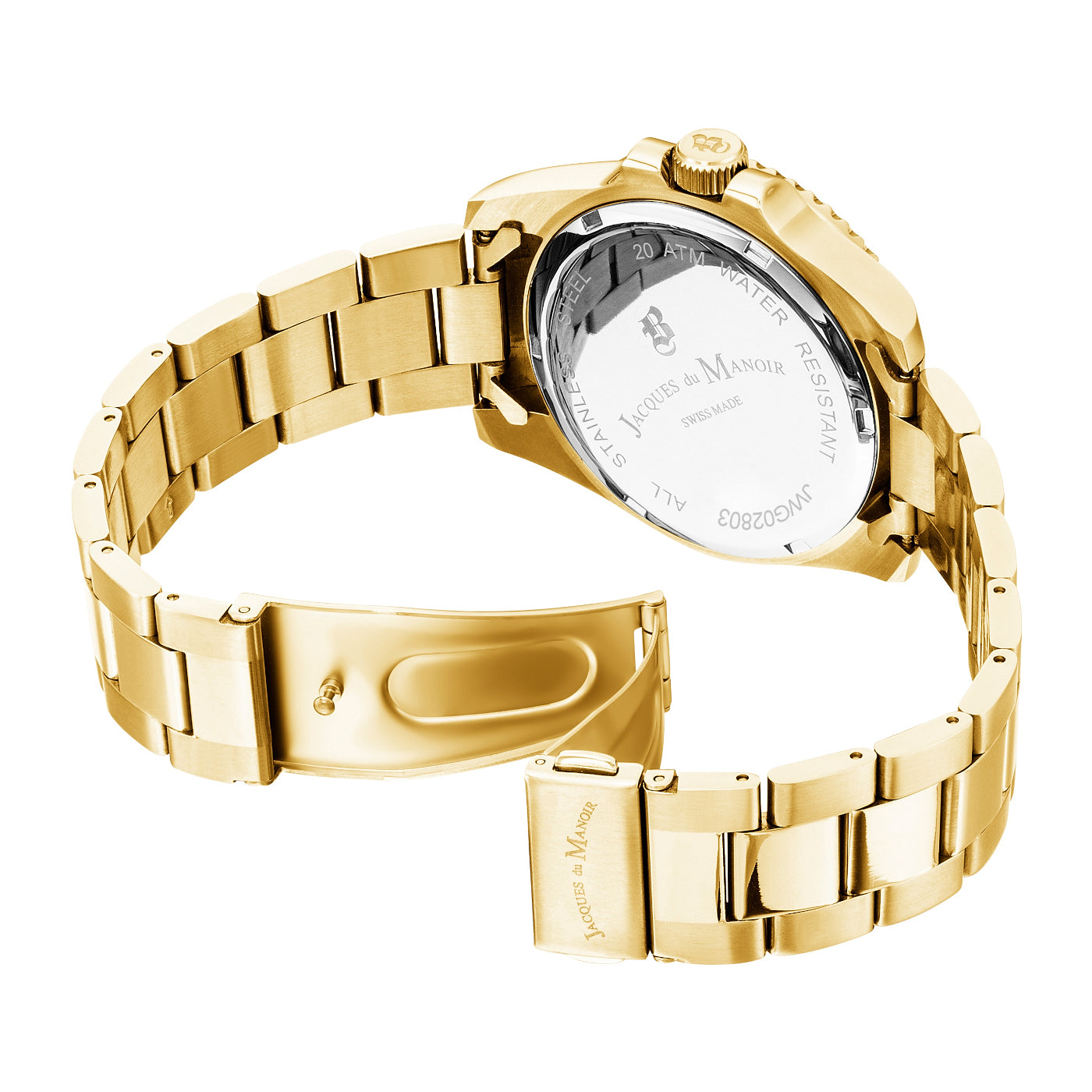 Jacques du Manoir Pro Scuba Gold Watch JWG02803