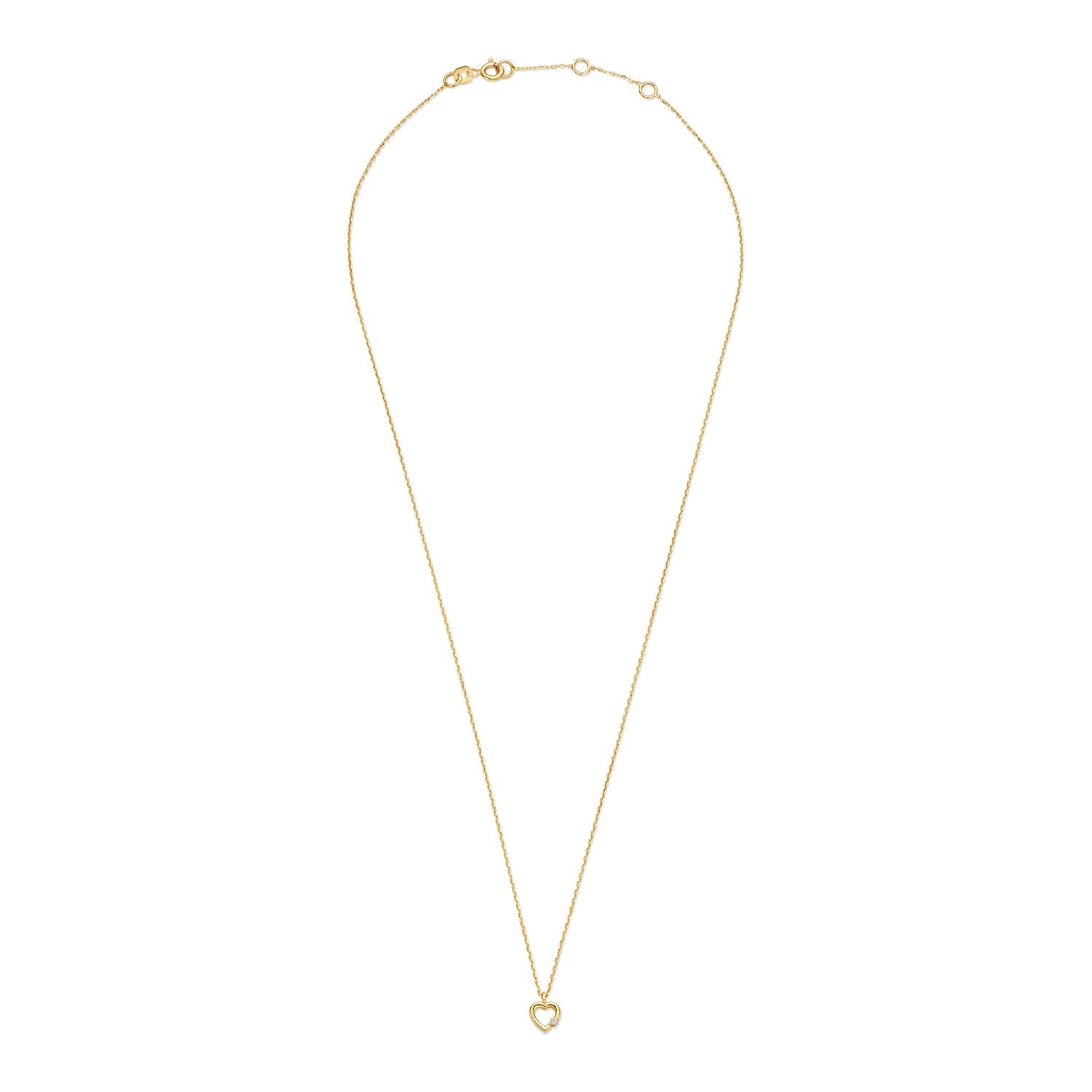 Isabel Bernard De La Paix Amore Necklace With Diamond 0.01 Carat IBD350033