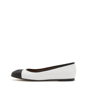 Isabel Bernard Vendôme Ynes White Calfskin Leather Ballerinas IB51011-071-36