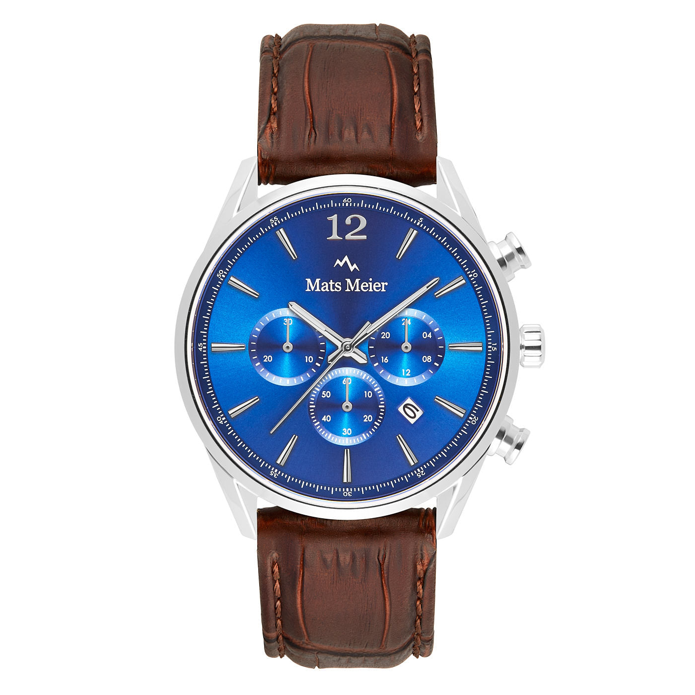 Mats Meier Grand Cornier Chrono Blue/Brown Watch MM00103