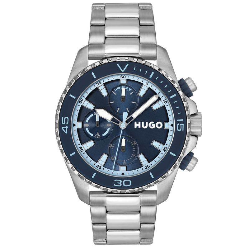 Hugo Boss #DIVE Silver Men's Watch HU1530429-zoom-