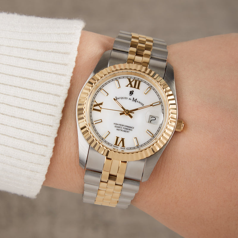 Jacques du Manoir Inspiration Prestige Gold Watch JWL01303-zoom-