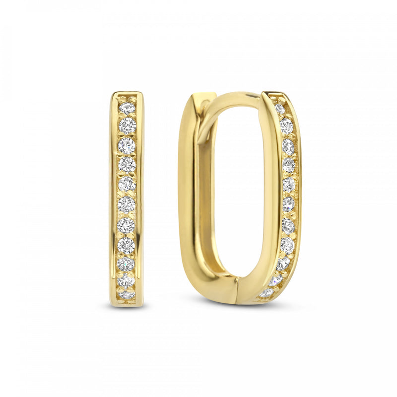 Parte Di Me Sorprendimi 925 Sterling Silver Earrings Giftsetwith14K Gold Plating PDM90061-zoom-