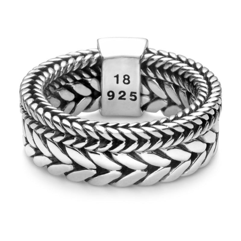 Buddha to Buddha Barbara Double Ring 609 (size: 16)-zoom-