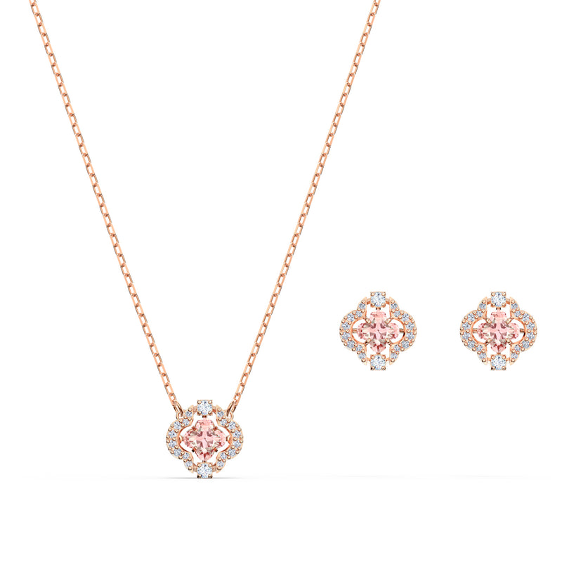 Swarovski Sparkling Rose gold Earrings 5516488-zoom-