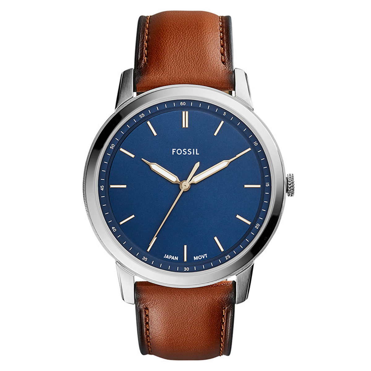 Fossil The Minimalist Silver and Blue Men's Watch FS5304