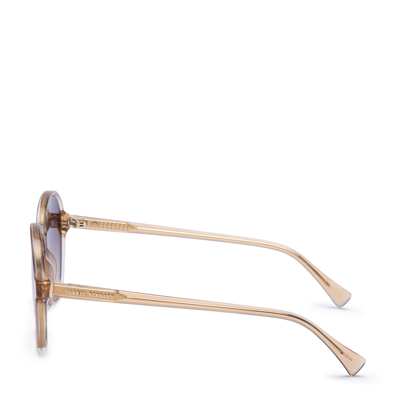 Isabel Bernard La Vilette Transparent Brown Sunglasses IB380010-14-14-zoom-