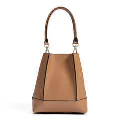Isabel Bernard Femme Forte Minette Camel Calfskin Handbag IB21114-334