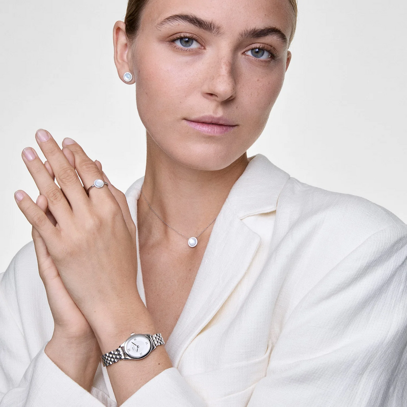 Daniel Wellington Audrey Mother of Pearl Earrings DW00401417-zoom-
