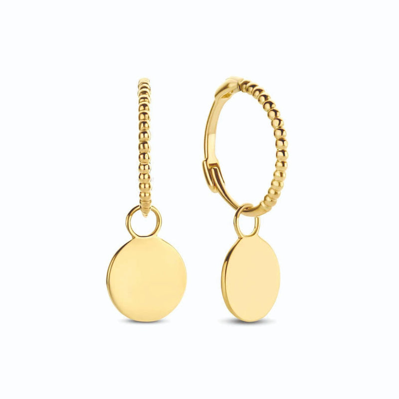 Jackie Gold 14 karat gold Hoop Earrings JKE21.151-zoom-