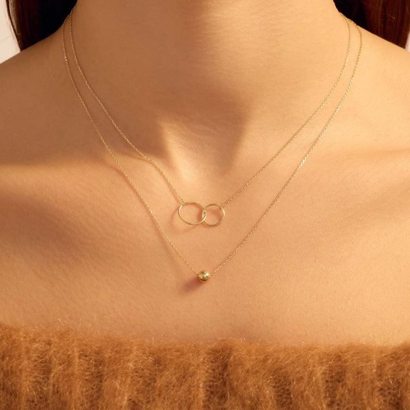Beloro Jewels La Rinascente Assane 9 Karat Gold Necklace BO340045-zoom-