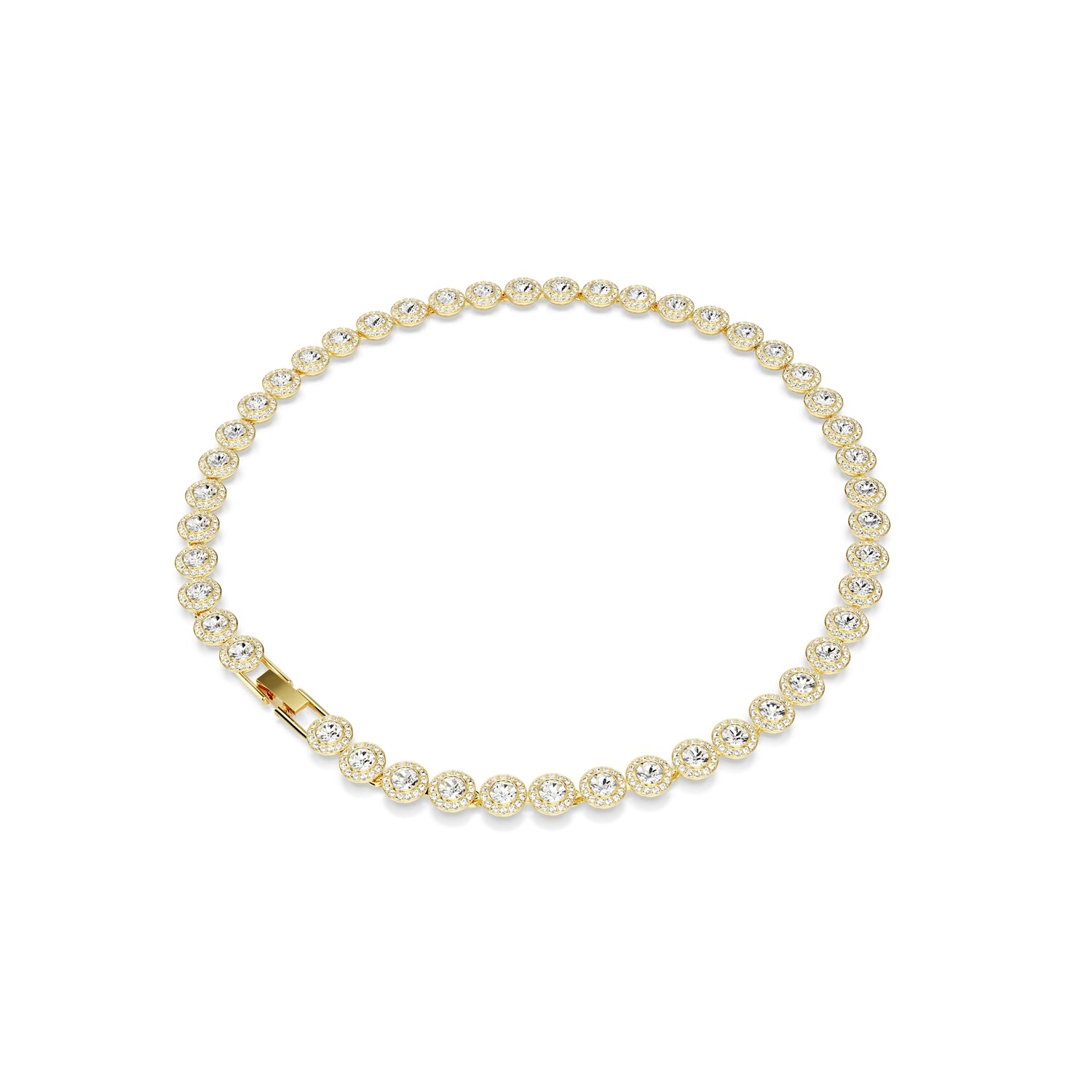 Swarovski Una Gold Coloured Angelic Necklace 5720505