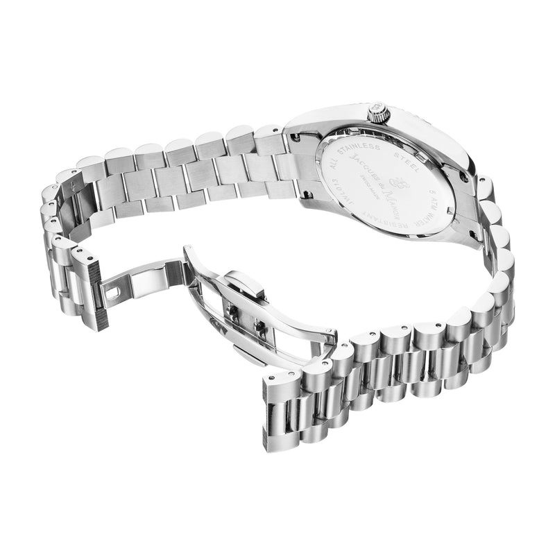 Jacques du Manoir Inspiration Prestige Silver Watch JWL01307-zoom-