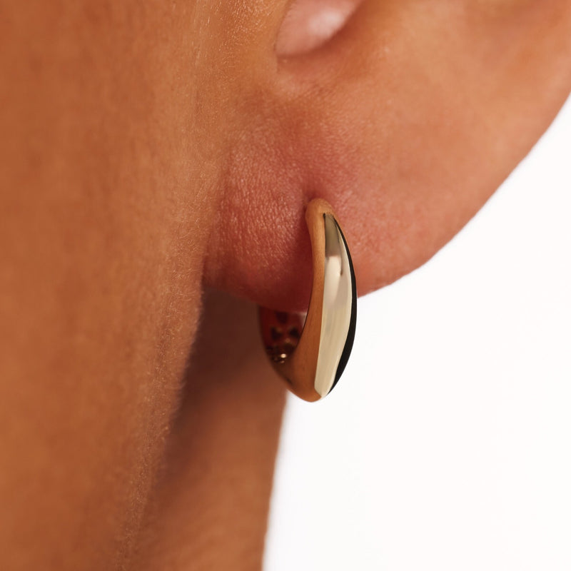 Isabel Bernard Rivoli Delene 14 karat gold hoop earrings IB360279-zoom-