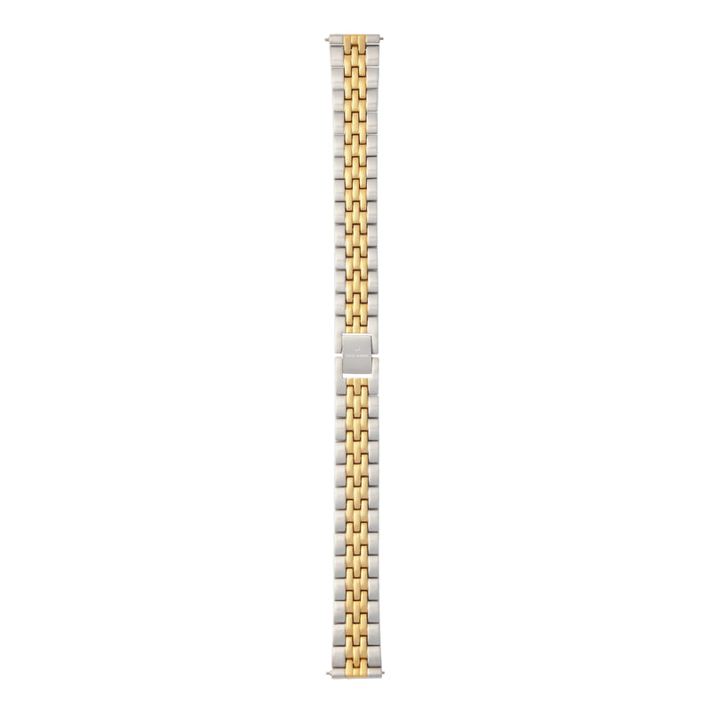 Violet Hamden Sunrise Gold Coloured and Silver Coloured Steel Watch strap (14 mm) VH43003-zoom-