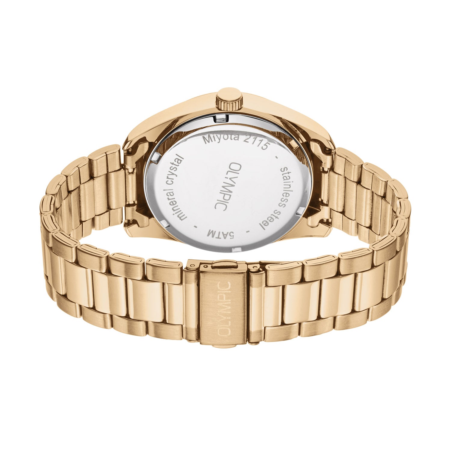 Olympic Louis Gold and White Men's Watch OL75HDD001
