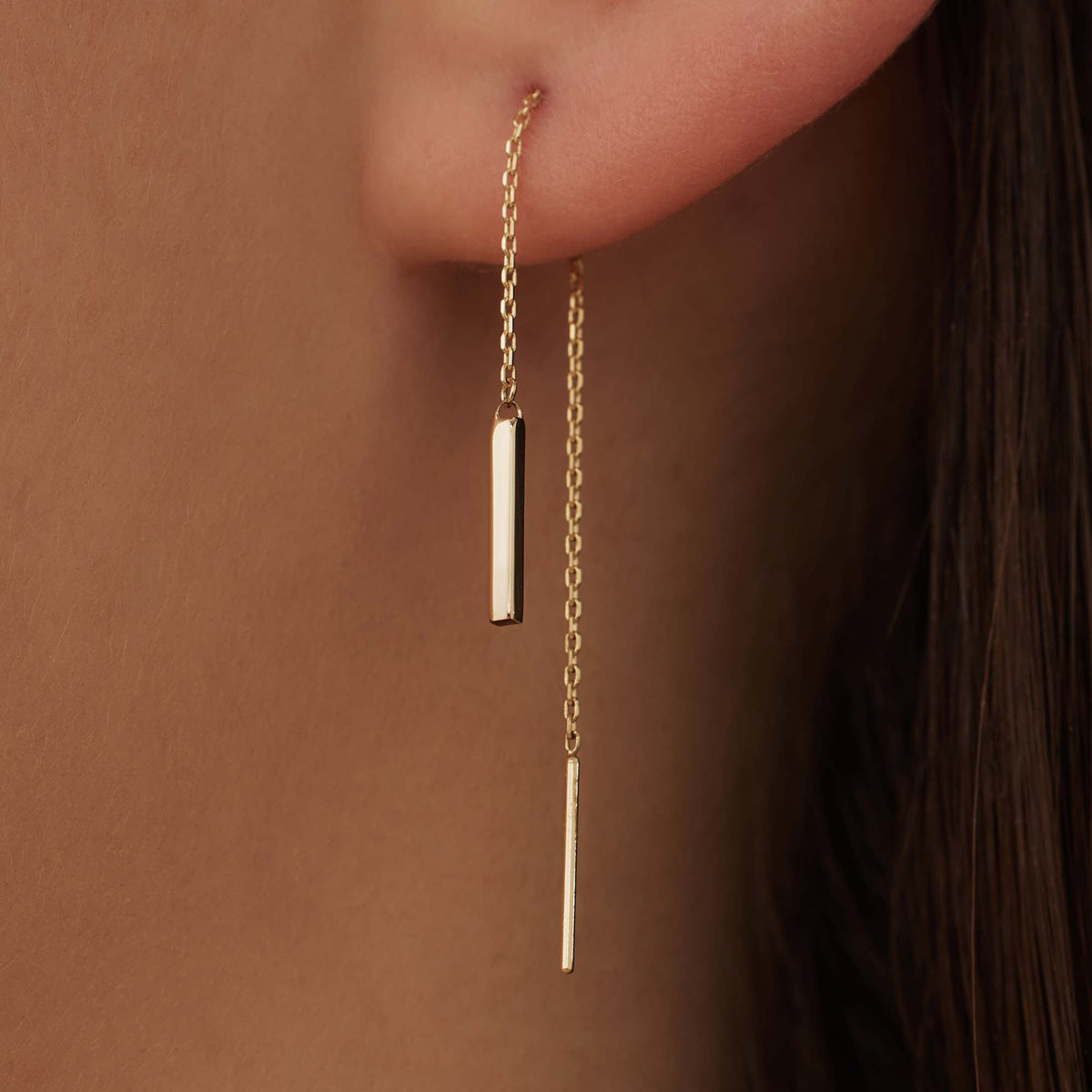 Isabel Bernard Le Marais Rosalie 14 Carat Golden Drop earrings IB360214