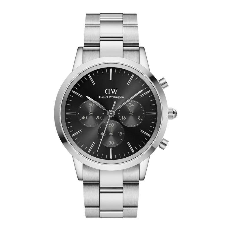 Daniel Wellington Iconic Link Silver Watch DW00100645-zoom-