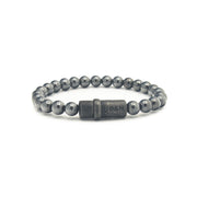 Josh Natural stone Bracelet 09285-BRA-VB/HEMATIT/M