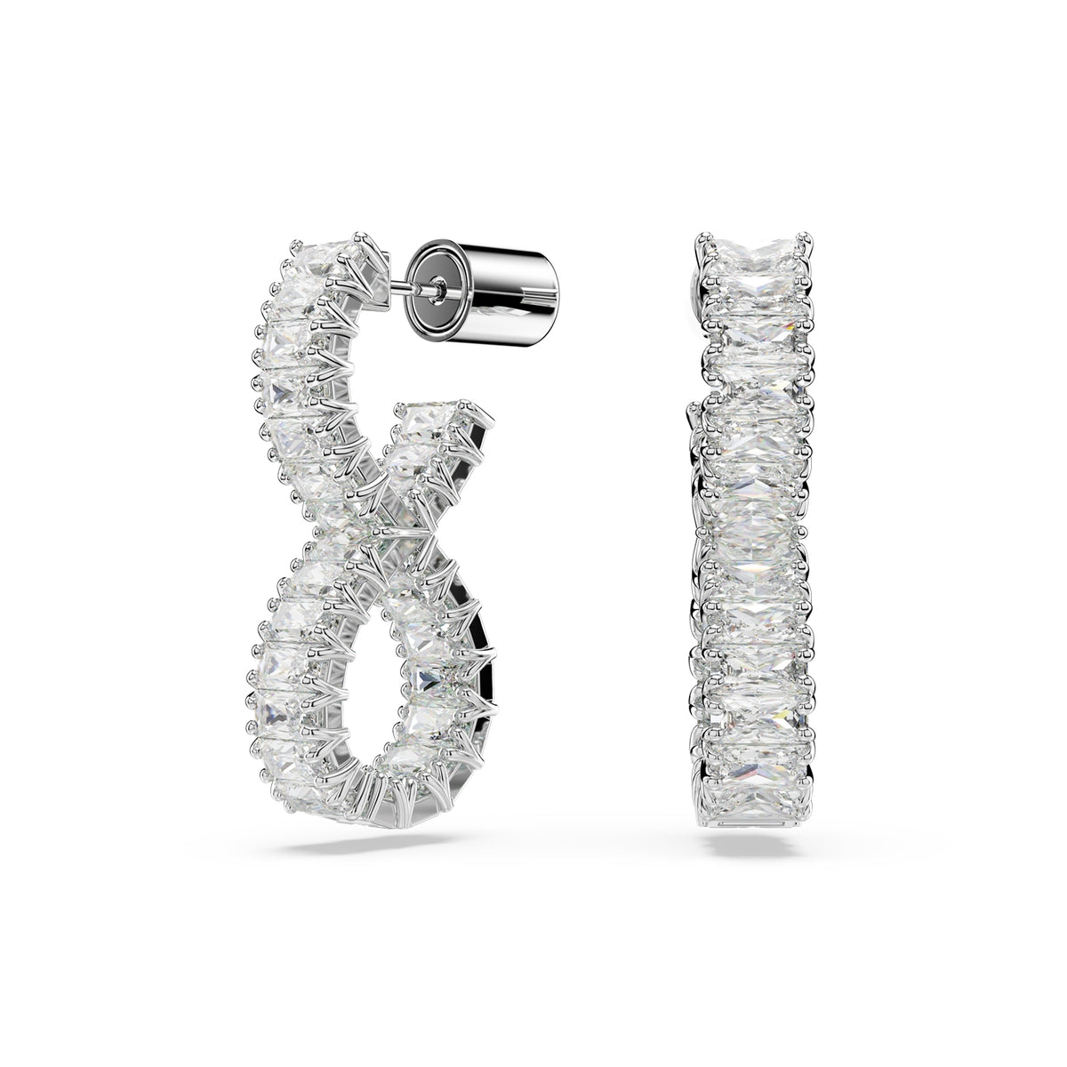 Swarovski Hyperbola Silver Drop Earrings 5684047