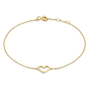 Isabel Bernard Belleville Amore 14 Carat Golden Bracelet IB4020134 (Length: 16.00-18.00 cm)