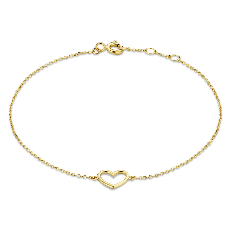 Isabel Bernard Belleville Amore 14 Carat Golden Bracelet IB4020134 (Length: 16.00-18.00 cm)-zoom-