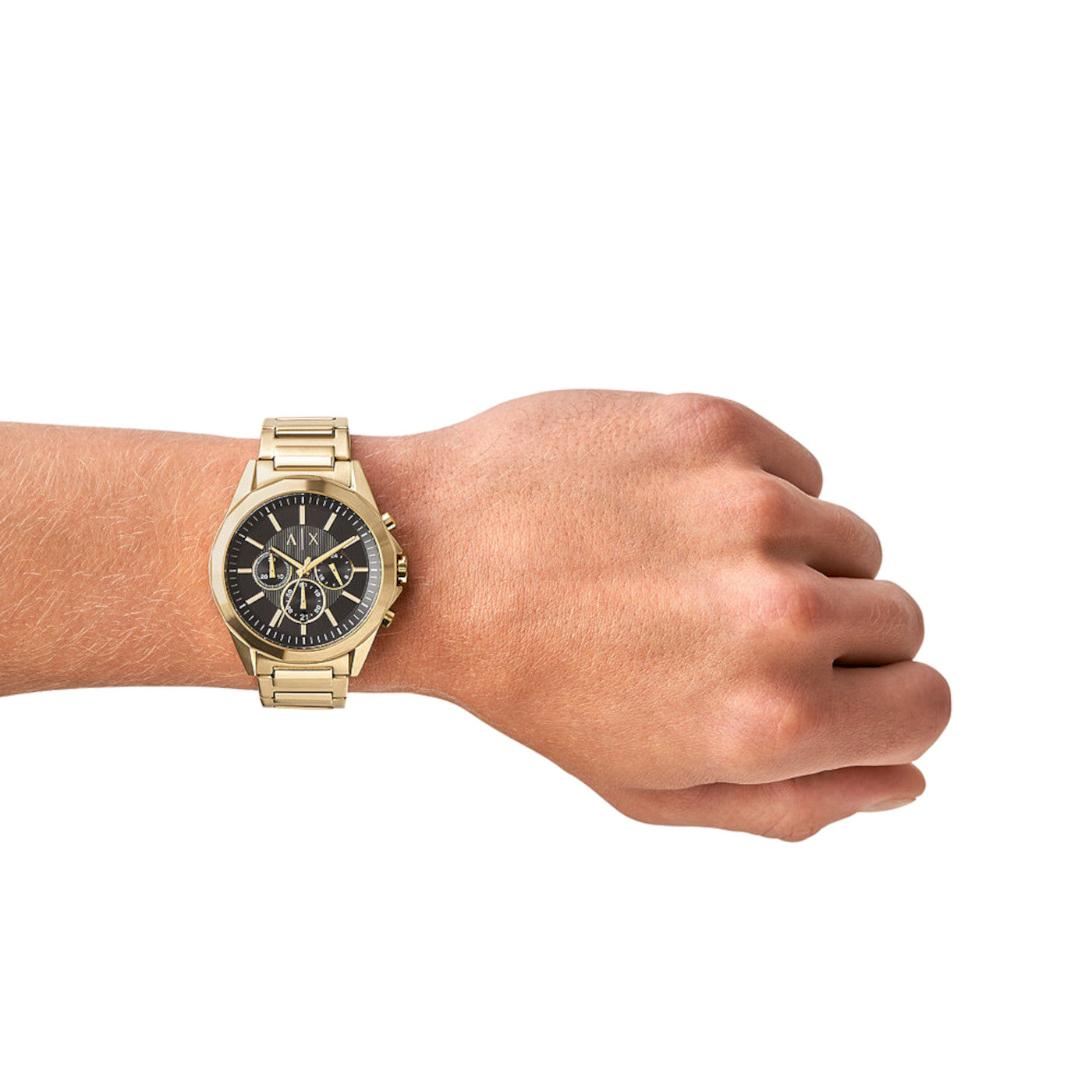 Armani Exchange Drexler Gold Stainless steel Watch AX2611