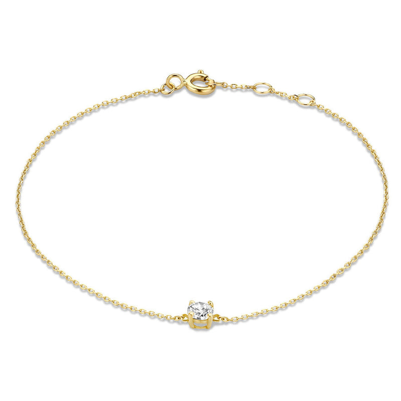 Isabel Bernard Cadeau d'Isabel 14 Carat Golden Necklace and Bracelet giftset IB90029-zoom-