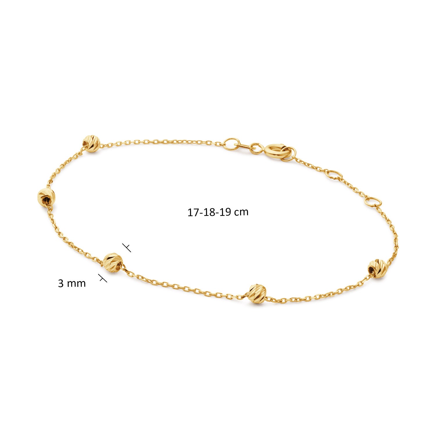 Jackie Gold Rembrandt 14 Karat Gold Bracelet JKB25.554