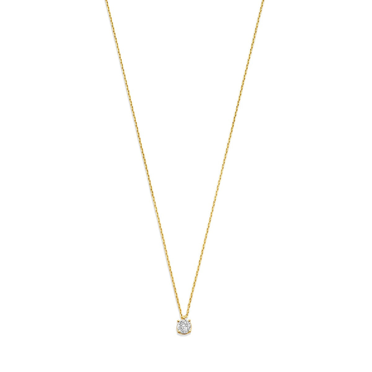 Beloro Jewels Monte Napoleone Stella 9 Karat Gold Necklace BO340044