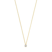 Beloro Jewels Monte Napoleone Stella 9 Karat Gold Necklace BO340044