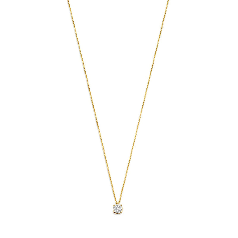 Beloro Jewels Monte Napoleone Stella 9 Karat Gold Necklace BO340044-zoom-