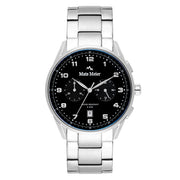 Mats Meier Mont Vélan Chrono Black/Silver Coloured Watch MM10004