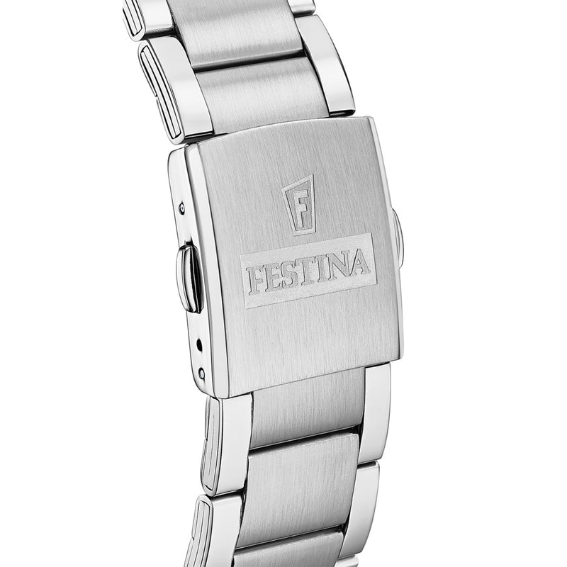 Festina Timeless Chrono Silver Watch F20343/7-zoom-