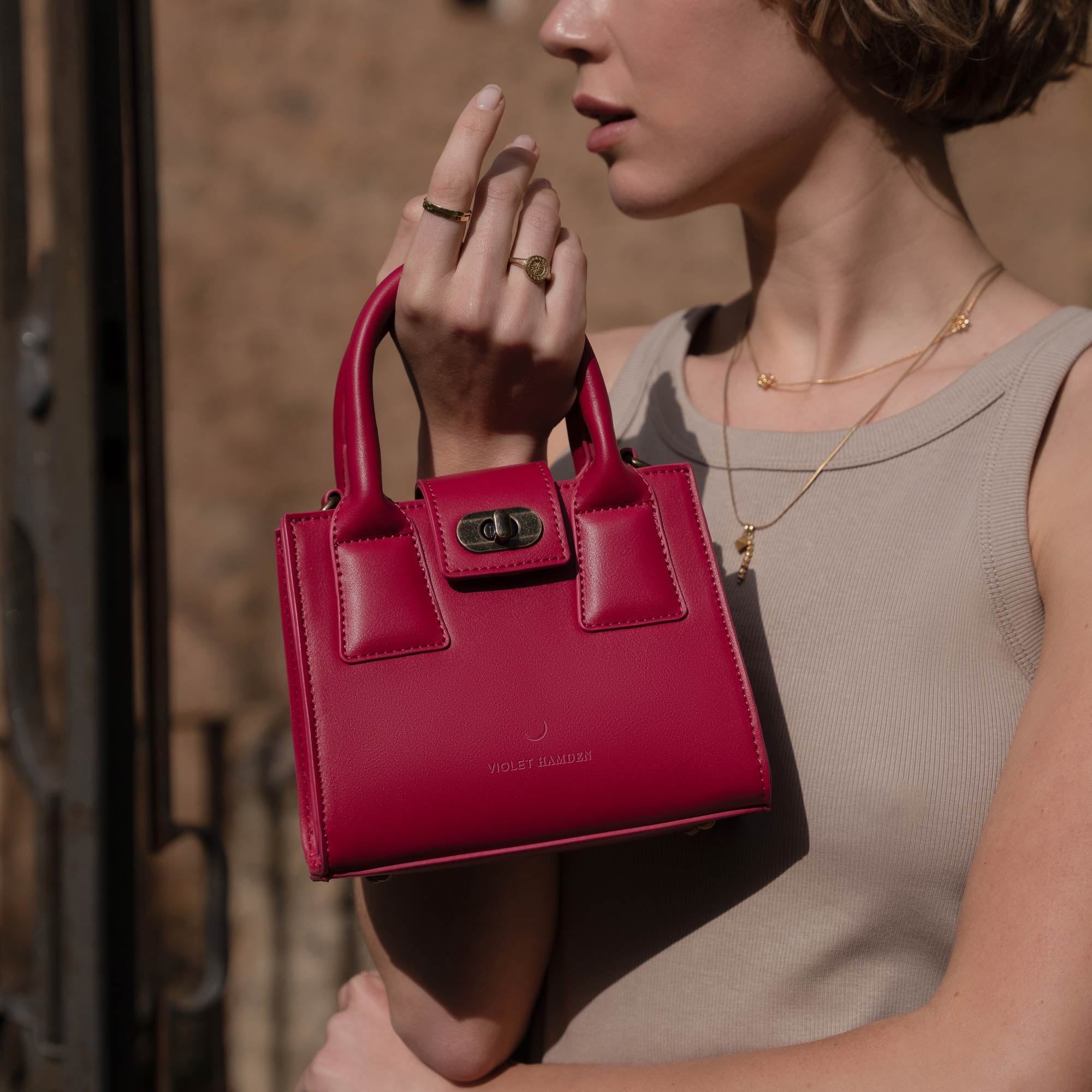 Violet Hamden Essential Bag Fuchsia Crossbody bag VH22040